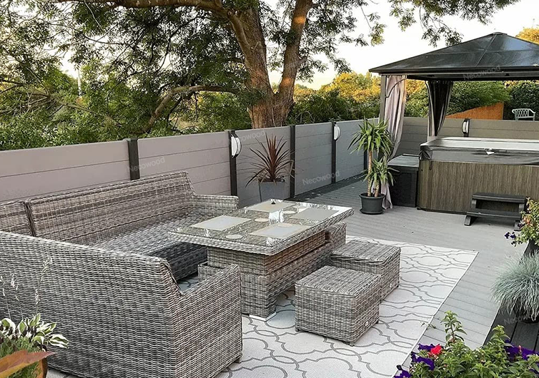 Necowood выпускает панели для заборов из ДПК для стильных и долговечных открытых пространств