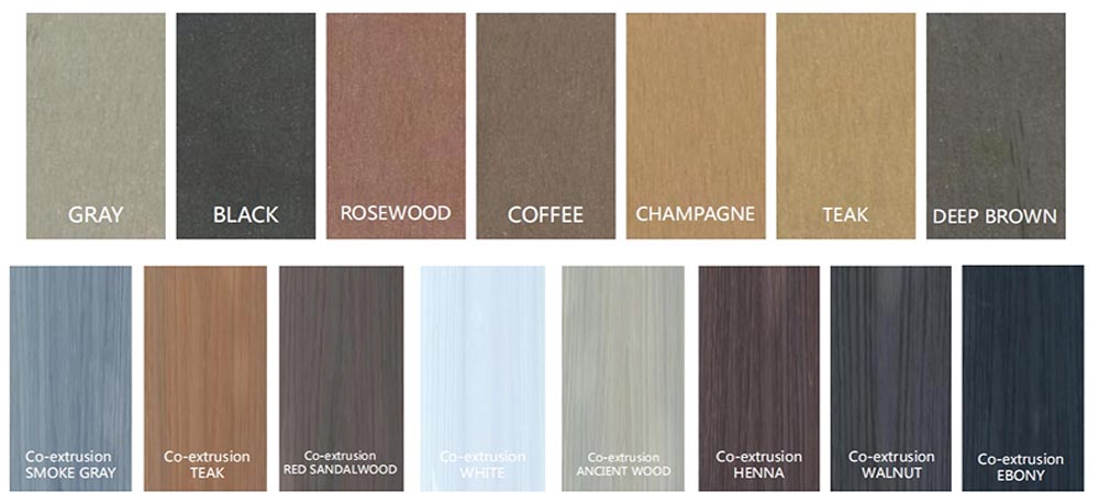 A Range of Colors to suit Your Needs