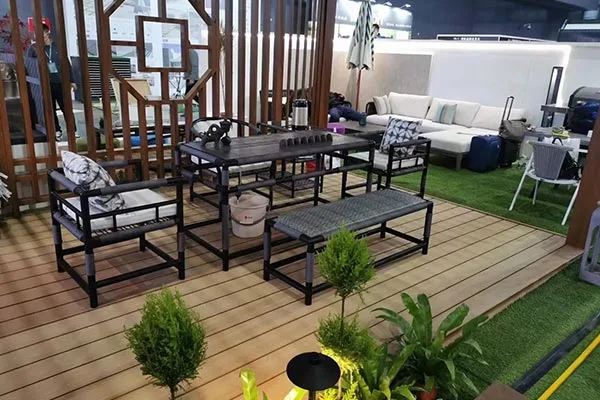 PE Decking Product Application Display